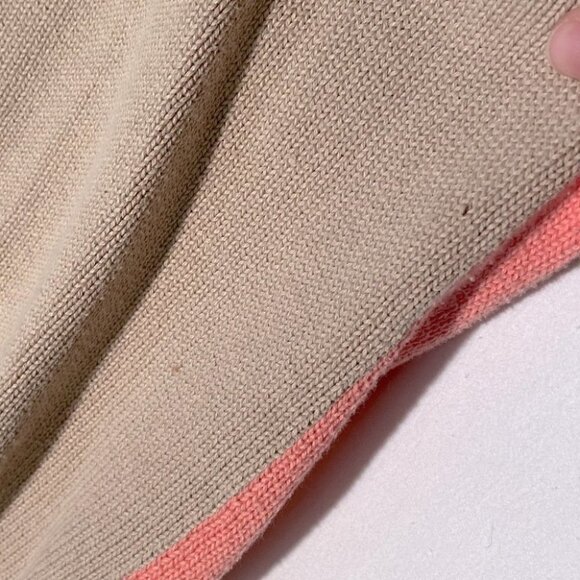 Vintage La Mode Spruce Ridge Pastel Colour Block Button Up Knit Cardigan M - Picture 12 of 14